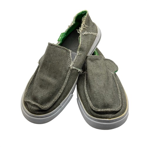 Sanuk vagabond kids - grey, green
